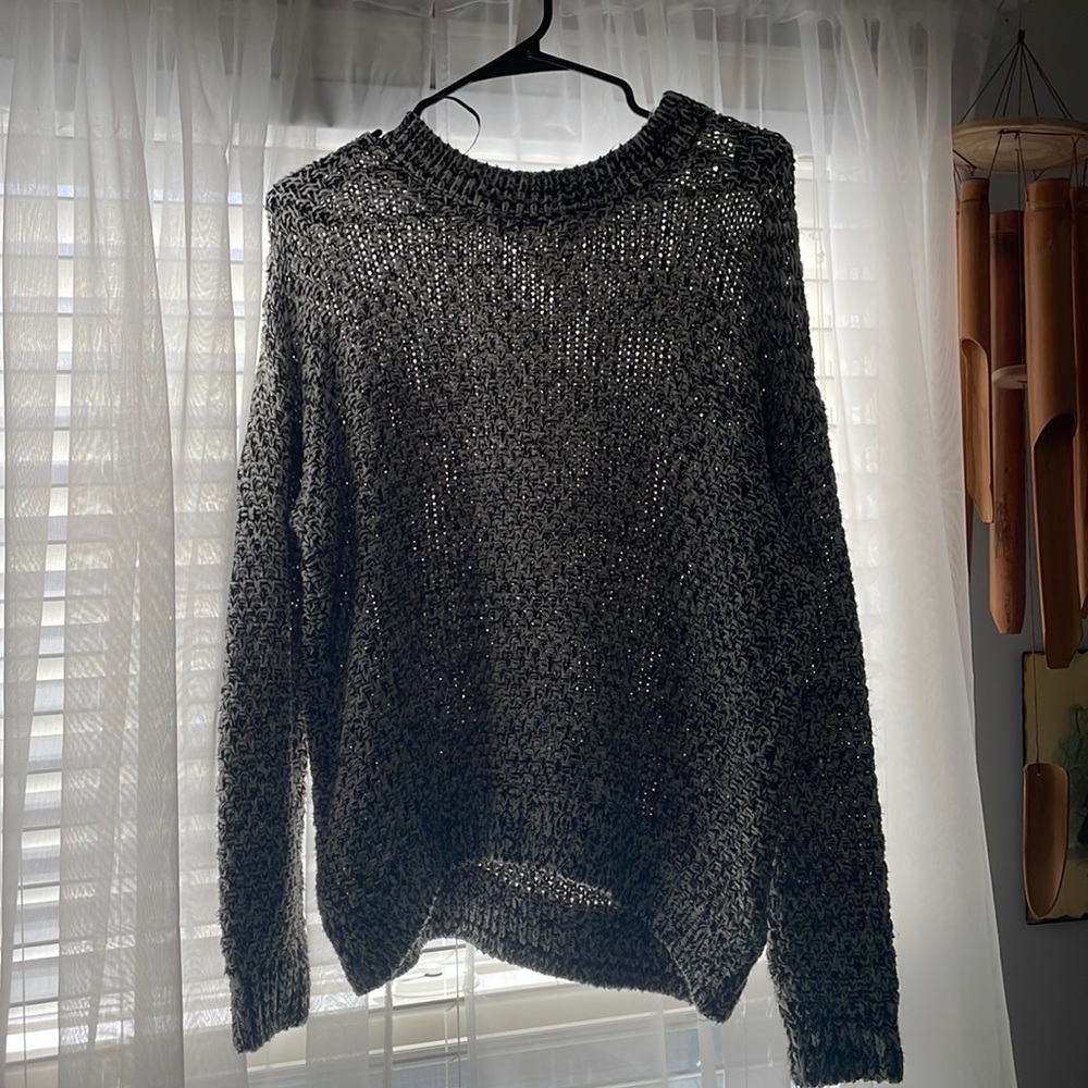 Oversized knit sweater